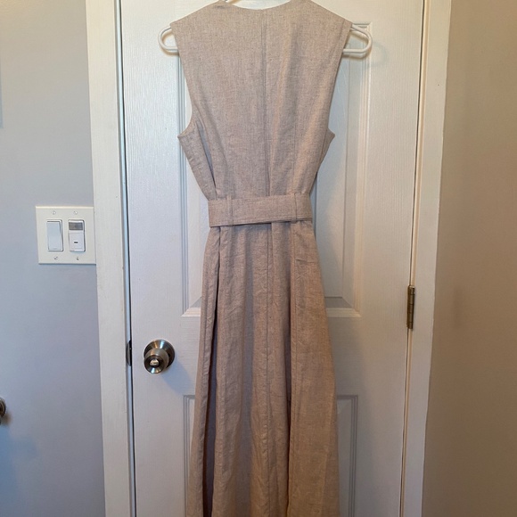 BANANA REPUBLIC | Linen Belted Button Down Dress | SIZE 4 - Picture 4 of 4